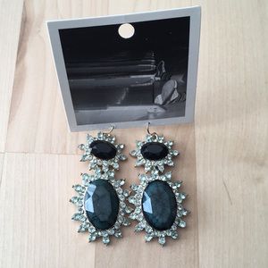 Anthropologie Jeweled Statement Earrings